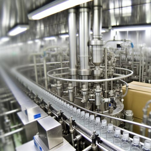 aseptic filling line making medicine, no humans-1-1