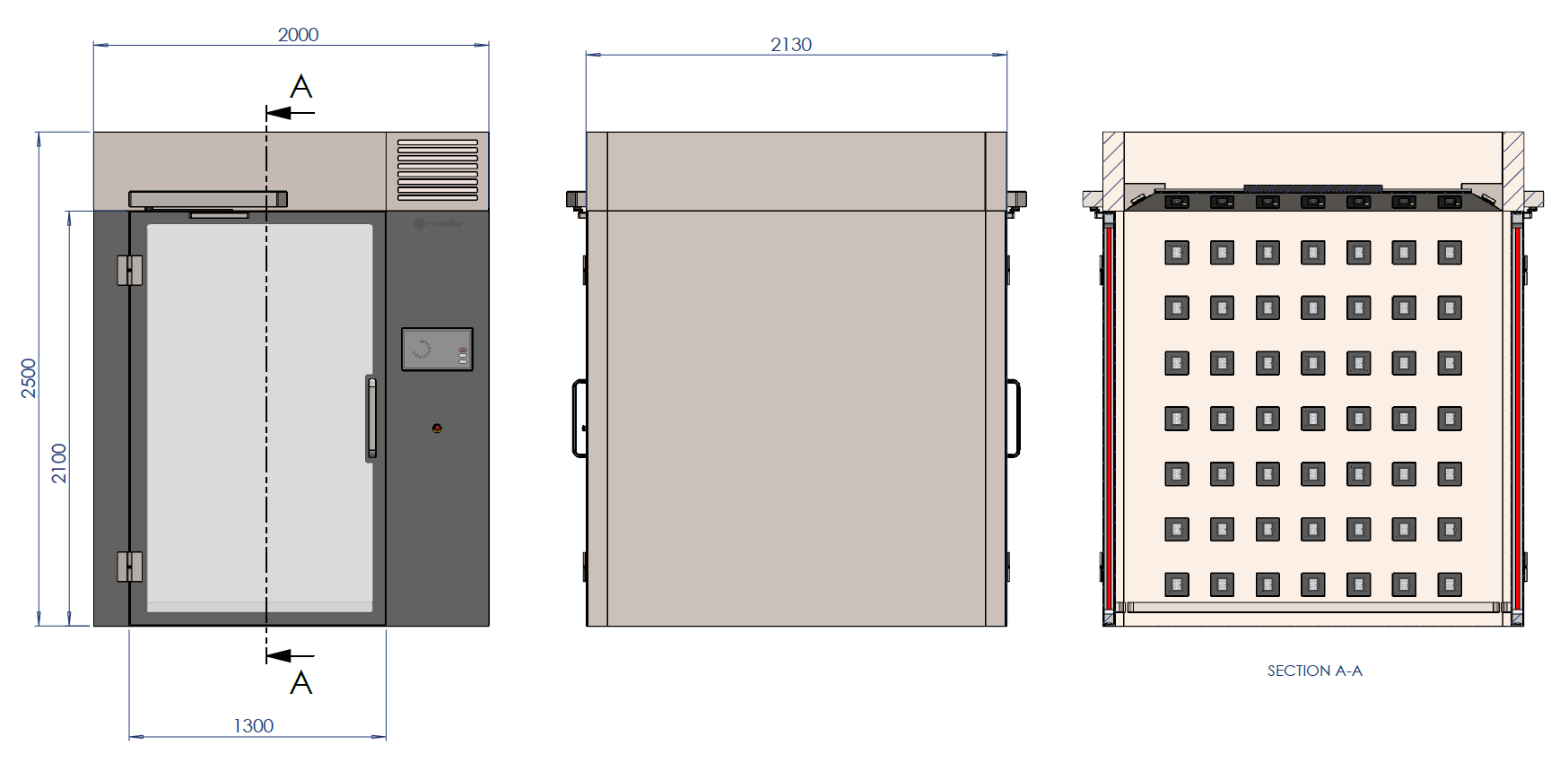Material airlock drawing