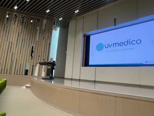 Peter Johansen - UV Medico Chairman - Presentation at Kings Hamad Hospital in Barhain