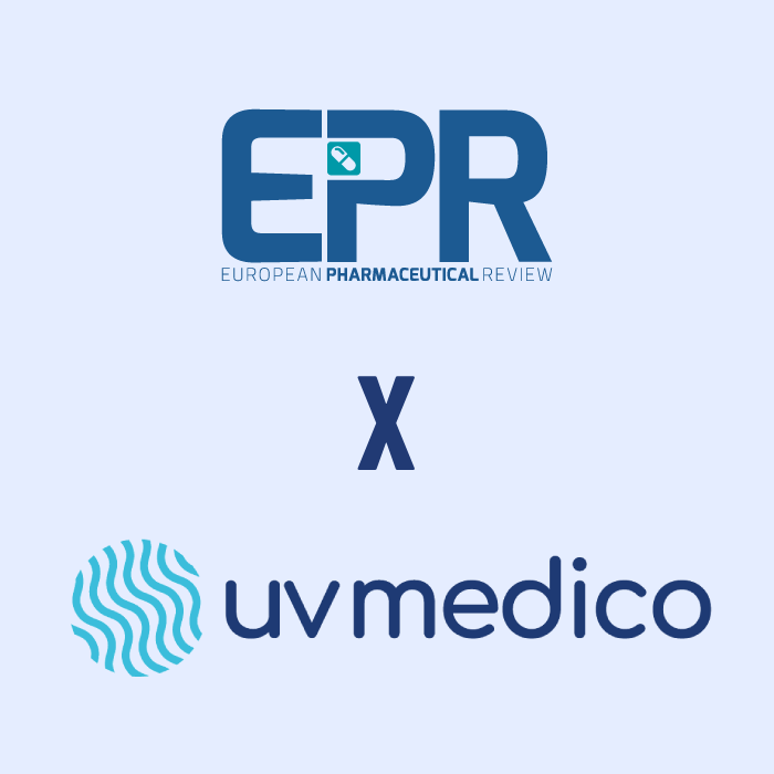 UV Medico logo with European Pharmaceutical Review logo