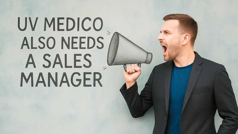 We Are Hiring: Sales Manager – Hospitals (Europe)